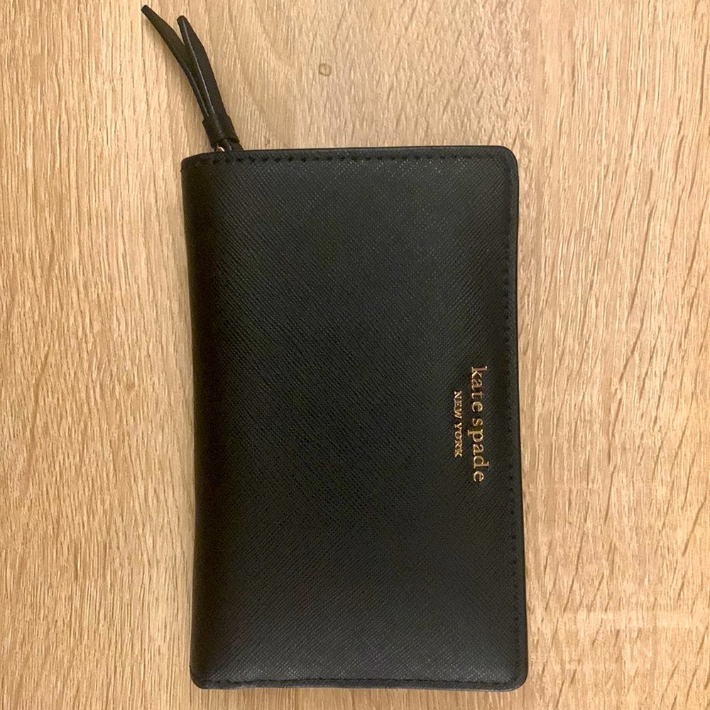 Kate Spade Wallet, Gently used, no scratches, black leather